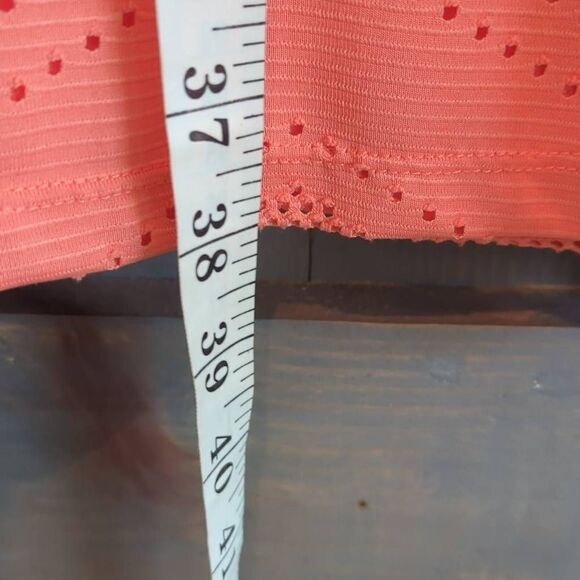 Soho Apparel A-Line Midi Skirt Women's Medium Coral Straight Basic Modes - Picture 5 of 8